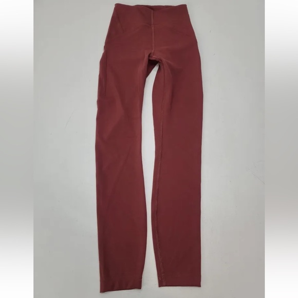 Lululemon InStill High-Rise Tight 25” Mulled Wine Size 0 Womens